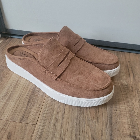 "NEW" Eurosoft Women's Suede Mules, Tan, Size 10 - Picture 5 of 7